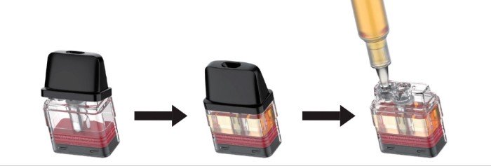 Zapravka-vaporesso-xros-cartridge