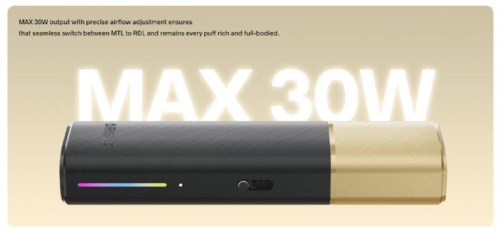 Voopoo Argus Klyc — потужність до 30 Вт