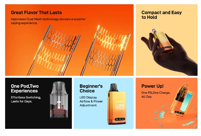 Vaporesso Vibe Serries Tech