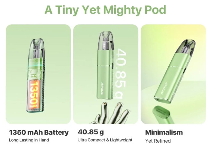 Преимущества Voopoo Argus G3 Mini