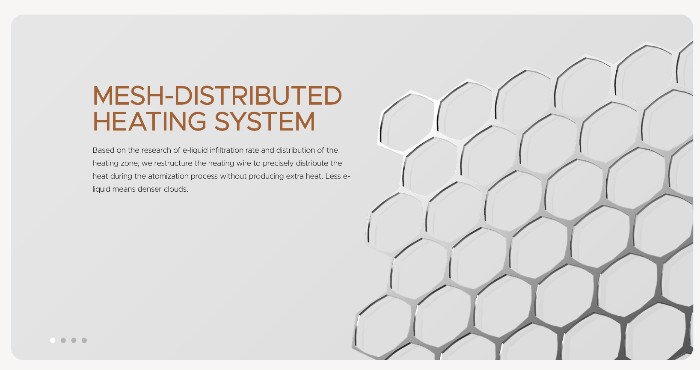 Mesh Heating у Vinci E Cartridge