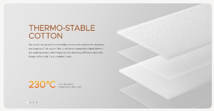 Thermo-Stable Cotton Vinci E 0.6 Ohm