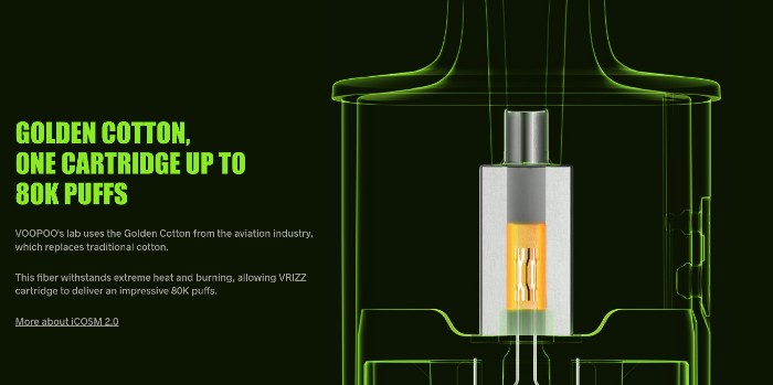 Golden Cotton - Voopoo Vrizz