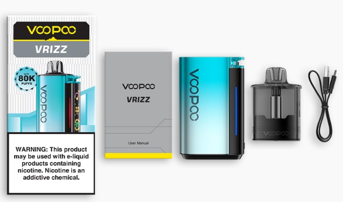 Voopoo Vrizz комплектація